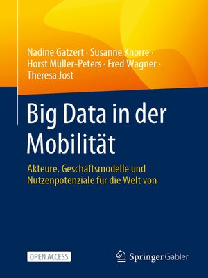 cover image of Big Data in der Mobilität